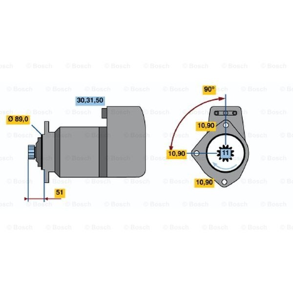 Слика на Анласер BOSCH 0 986 012 730