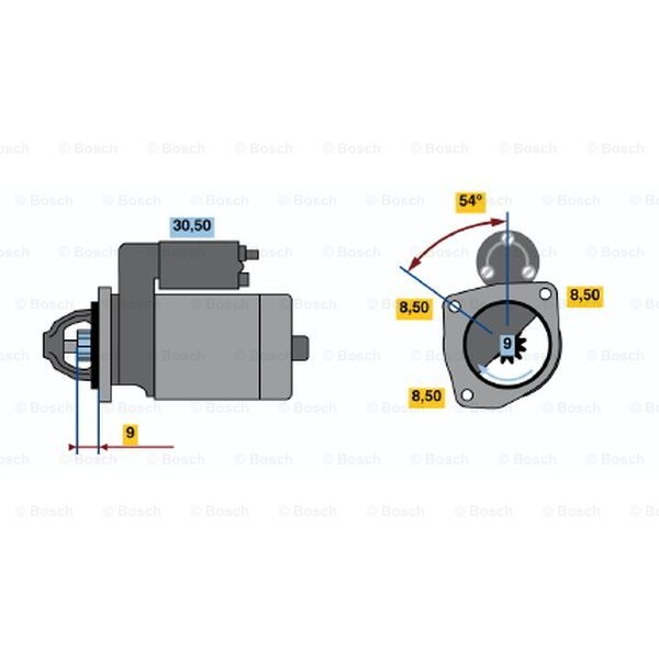 Слика на Анласер BOSCH 0 986 013 210