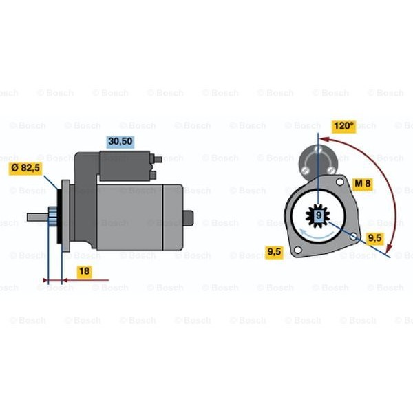 Слика на Анласер BOSCH 0 986 015 320