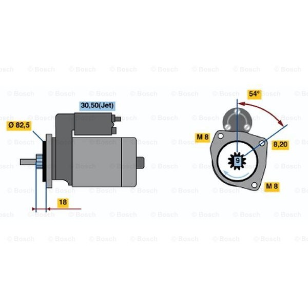 Слика на Анласер BOSCH 0 986 016 320