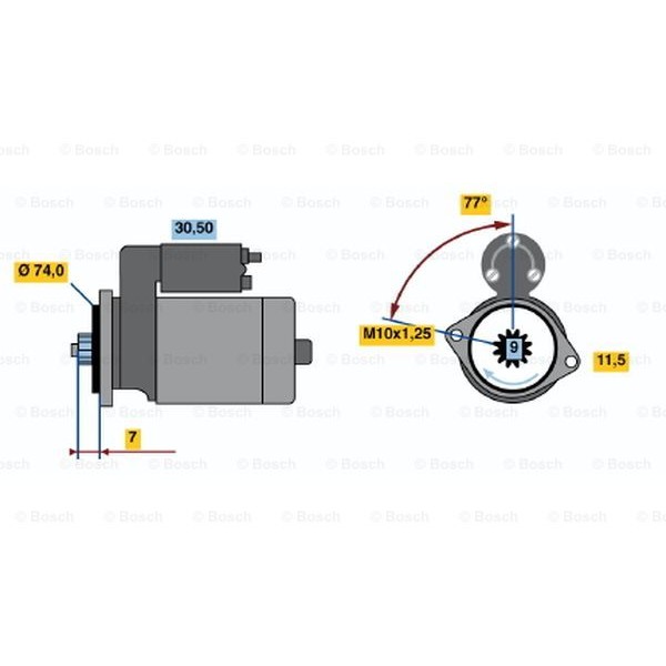 Слика на Анласер BOSCH 0 986 016 441