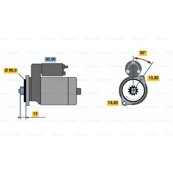 Слика на Анласер BOSCH 0 986 016 681