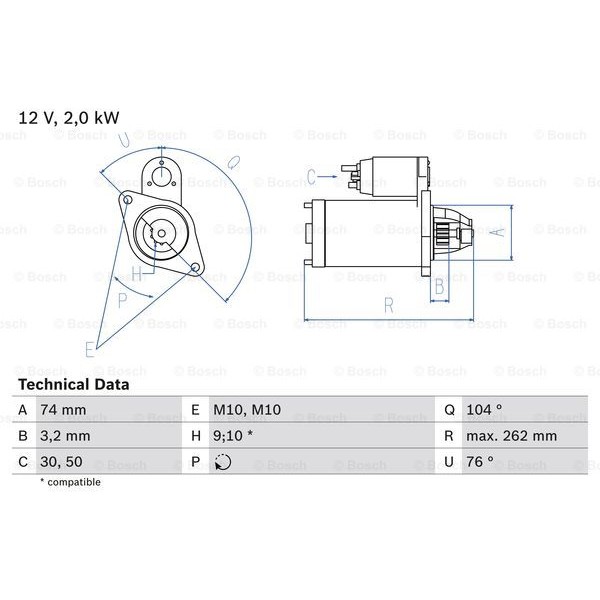 Слика на Анласер BOSCH 0 986 017 500