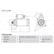 Слика 1 на Анласер BOSCH 0 986 017 830