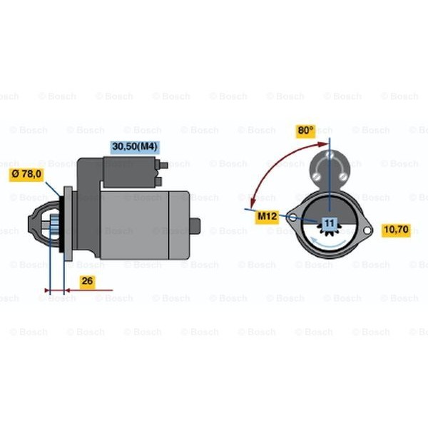 Слика на Анласер BOSCH 0 986 018 331