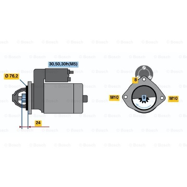 Слика на Анласер BOSCH 0 986 019 980