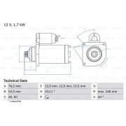 Слика 1 на Анласер BOSCH 0 986 020 250