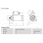 Слика 1 на Анласер BOSCH 0 986 025 110