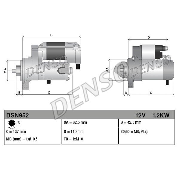 Слика на Анласер DENSO DSN952