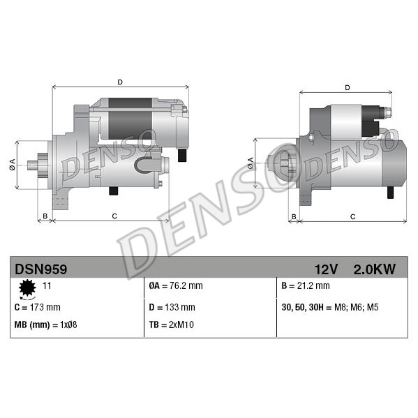 Слика на Анласер DENSO DSN959