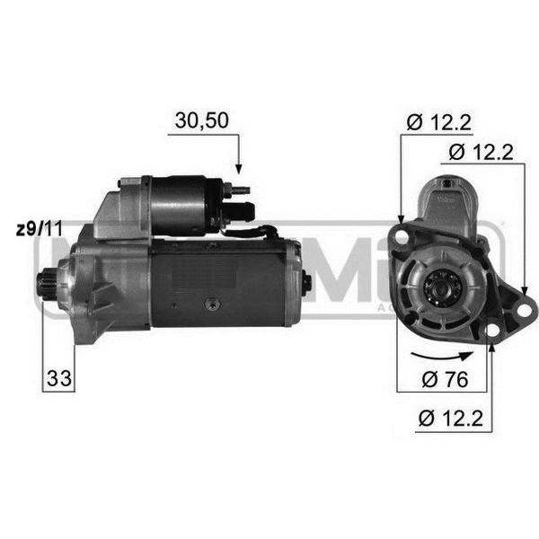 Слика на Анласер ERA 220388 за Seat Inca (6K9) 1.9 SDI - 64 коњи дизел