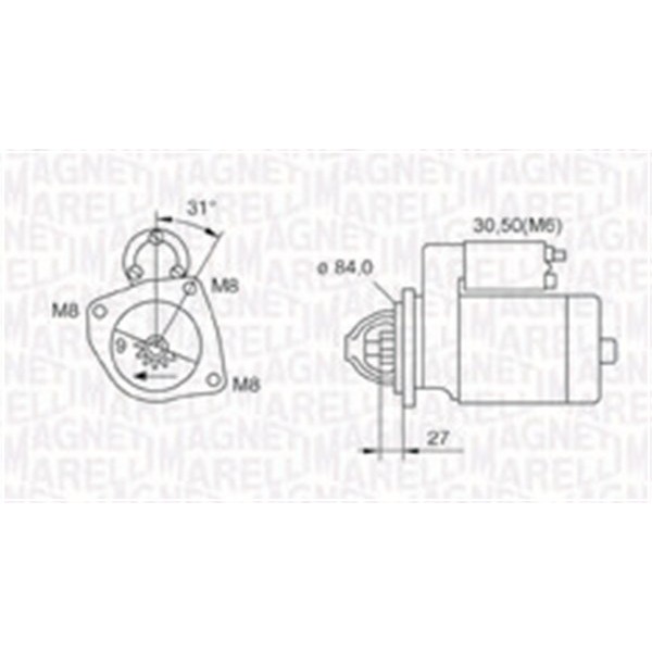 Слика на Анласер MAGNETI MARELLI 063721203010 за камион Iveco Daily 2 Bus Box 29 L 10 V (ALJA43A2, ALJA42A2, ALJA41A2) - 95 коњи дизел