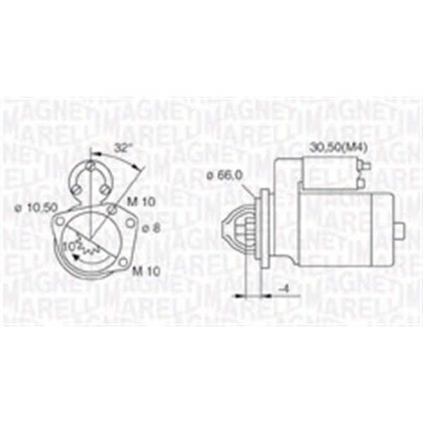 Слика на Анласер MAGNETI MARELLI 063721207010 за Renault Master 2 Box (FD) 2.5 dCi - 146 коњи дизел