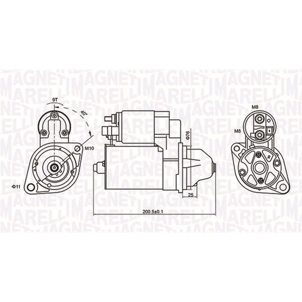 Слика на Анласер MAGNETI MARELLI 063721412010 за BMW 3 Sedan E90 330 xi - 272 коњи бензин