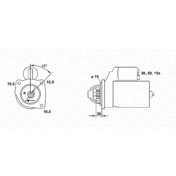 Слика на Анласер MAGNETI MARELLI 943241083010