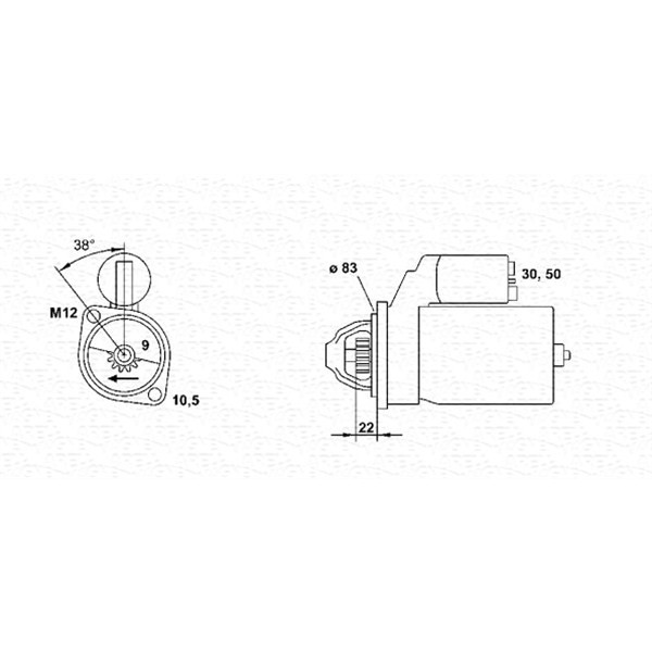 Слика на Анласер MAGNETI MARELLI 943251325010