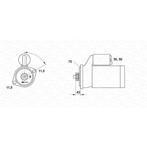 Слика на Анласер MAGNETI MARELLI 943253233010