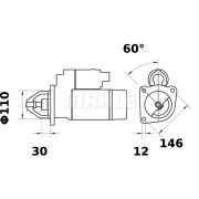 Слика 1 $на Анласер MAHLE MS 107