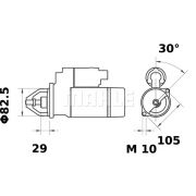 Слика 1 $на Анласер MAHLE MS 121