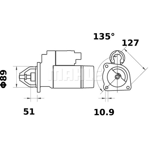 Слика на Анласер MAHLE MS 152