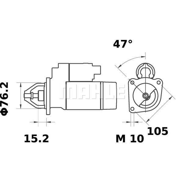 Слика на Анласер MAHLE MS 179