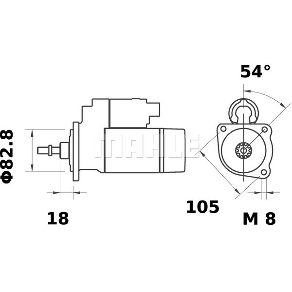 Слика на Анласер MAHLE MS 188