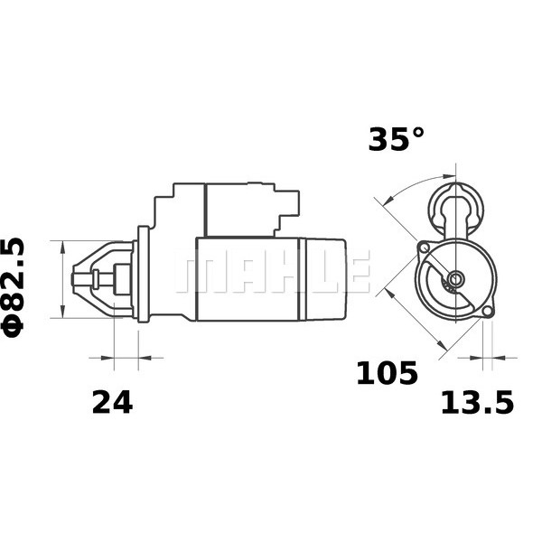 Слика на Анласер MAHLE MS 190