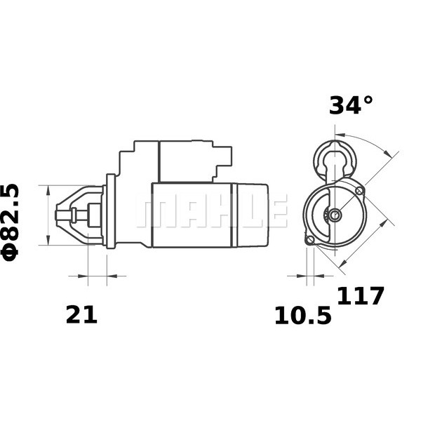 Слика на Анласер MAHLE MS 218