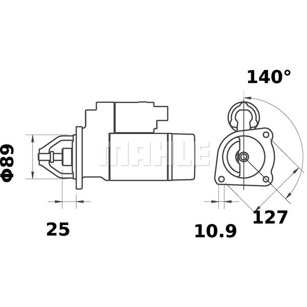 Слика на Анласер MAHLE MS 223