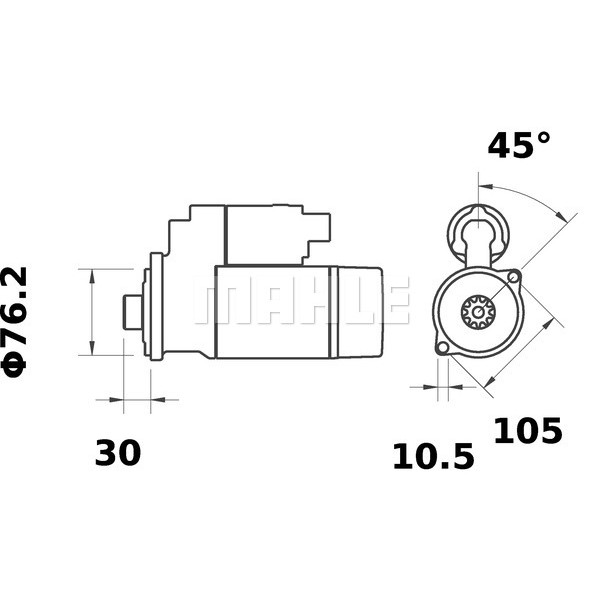 Слика на Анласер MAHLE MS 251