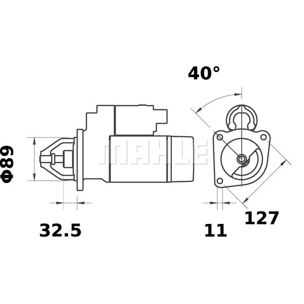 Слика на Анласер MAHLE MS 257