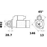 Слика 1 $на Анласер MAHLE MS 267