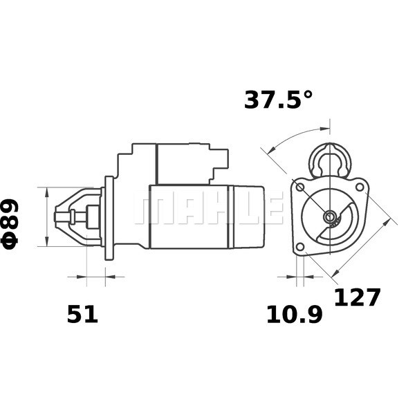 Слика на Анласер MAHLE MS 440