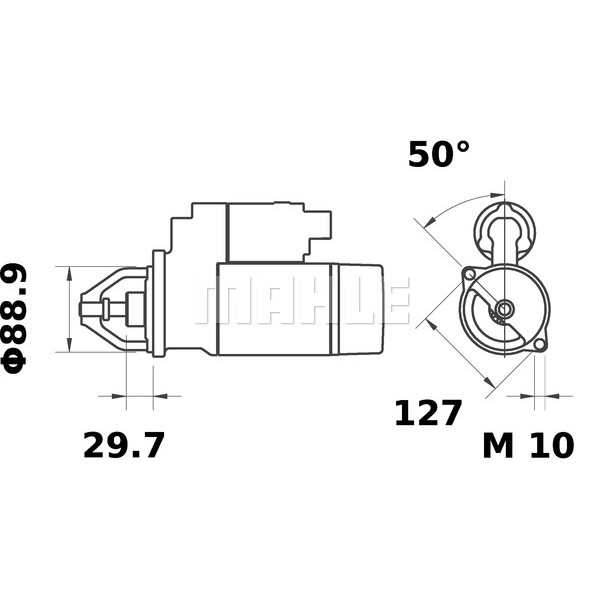 Слика на Анласер MAHLE MS 451