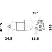 Слика 2 $на Анласер MAHLE MS 529