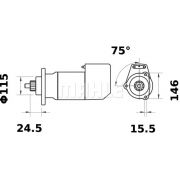 Слика 2 $на Анласер MAHLE MS 556