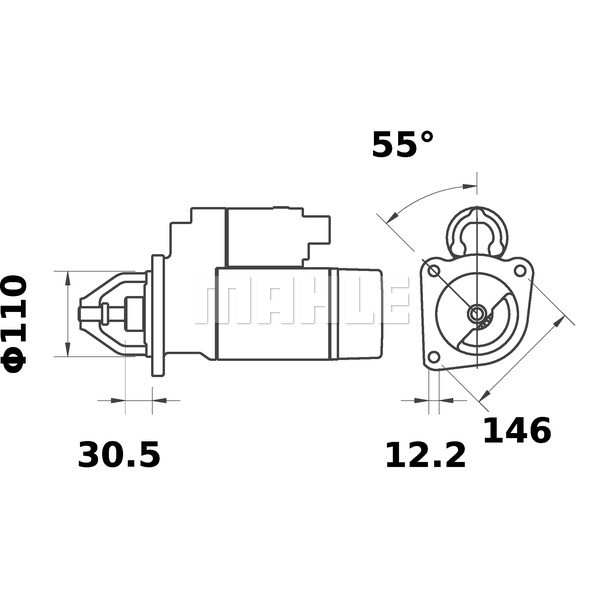 Слика на Анласер MAHLE MS 78