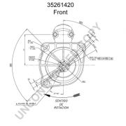 Слика 3 $на Анласер PRESTOLITE ELECTRIC 35261420