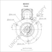 Слика 2 на Анласер PRESTOLITE ELECTRIC 860305