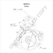 Слика 2 $на Анласер PRESTOLITE ELECTRIC 860818