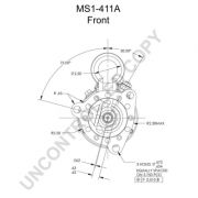 Слика 3 $на Анласер PRESTOLITE ELECTRIC MS1-411A