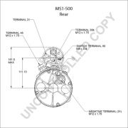 Слика 3 $на Анласер PRESTOLITE ELECTRIC MS1-500