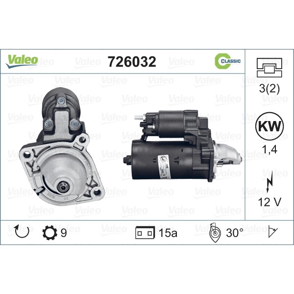 Слика на Анласер VALEO REMANUFACTURED CLASSIC 726032