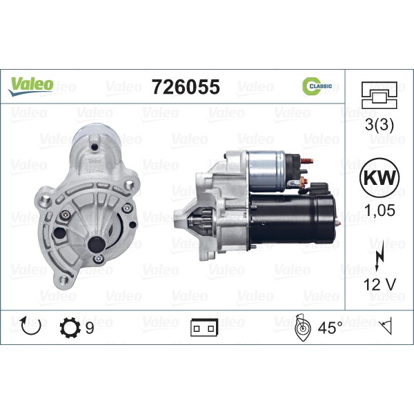 Слика на Анласер VALEO REMANUFACTURED CLASSIC 726055