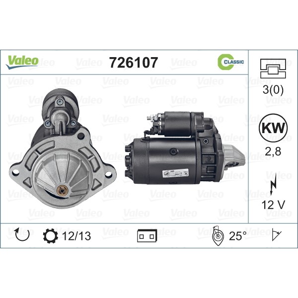 Слика на Анласер VALEO REMANUFACTURED CLASSIC 726107