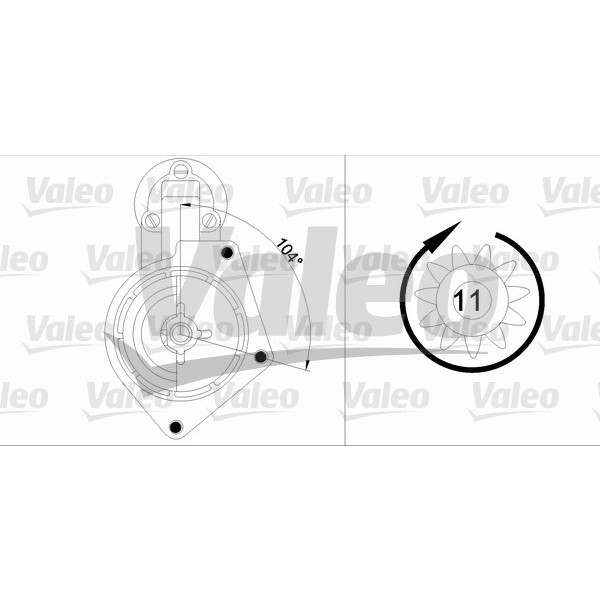 Слика на Анласер VALEO REMANUFACTURED PREMIUM 433279