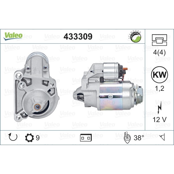 Слика на Анласер VALEO REMANUFACTURED PREMIUM 433309