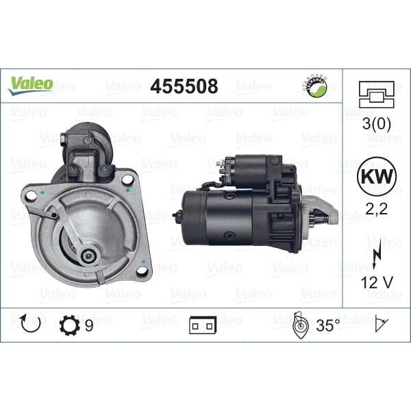 Слика на Анласер VALEO REMANUFACTURED PREMIUM 455508