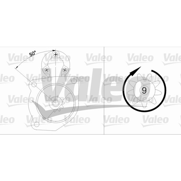 Слика на Анласер VALEO REMANUFACTURED PREMIUM 455516