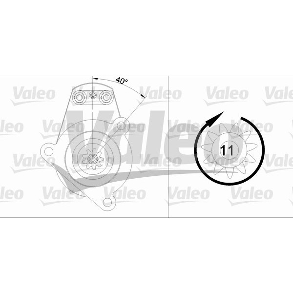 Слика на Анласер VALEO REMANUFACTURED PREMIUM 455522 за камион Iveco TurboTech 190-32 T - 318 коњи дизел